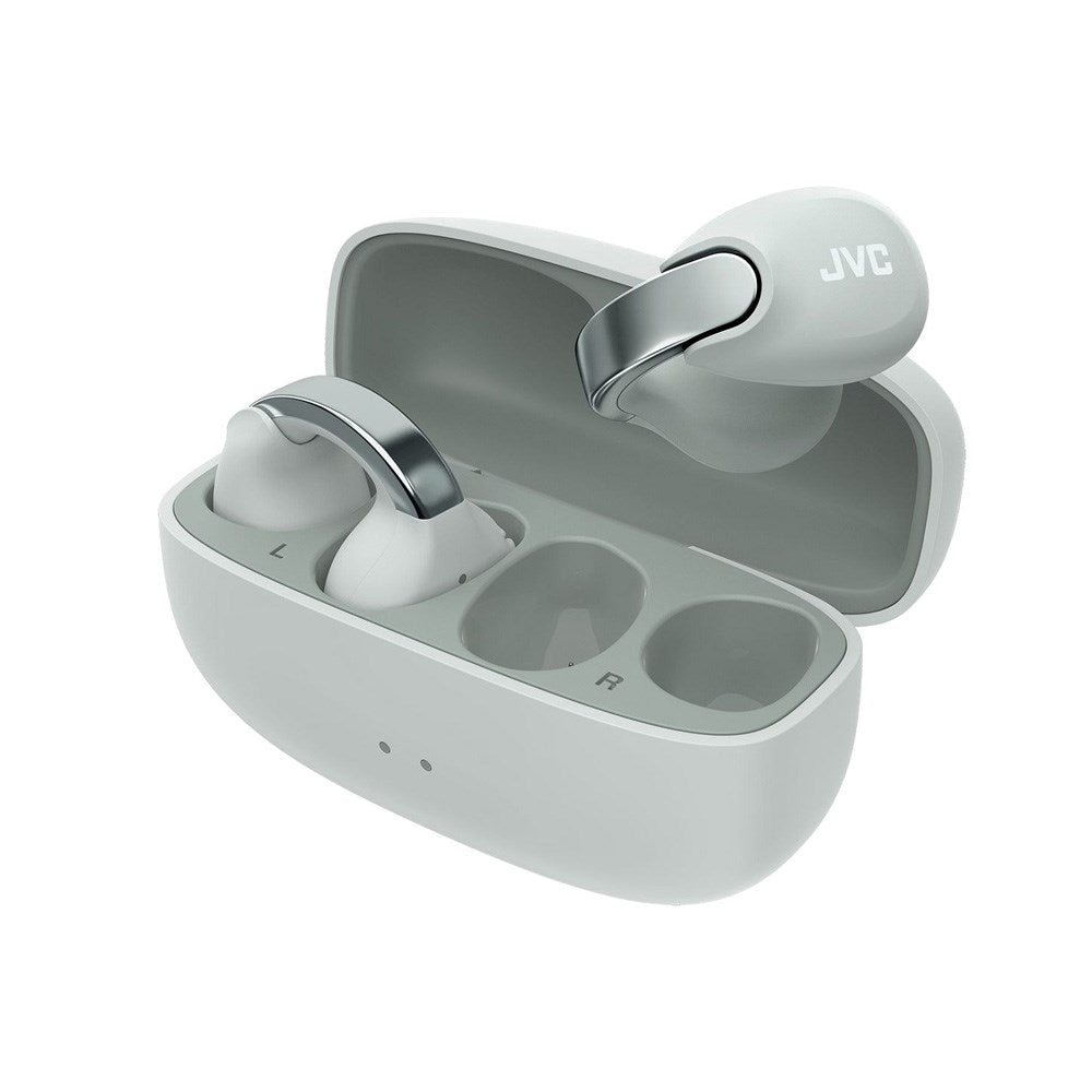 JVC Nearphones HA-NP1T True Wireless Open-Ear Cuff Høretelefoner - Grå