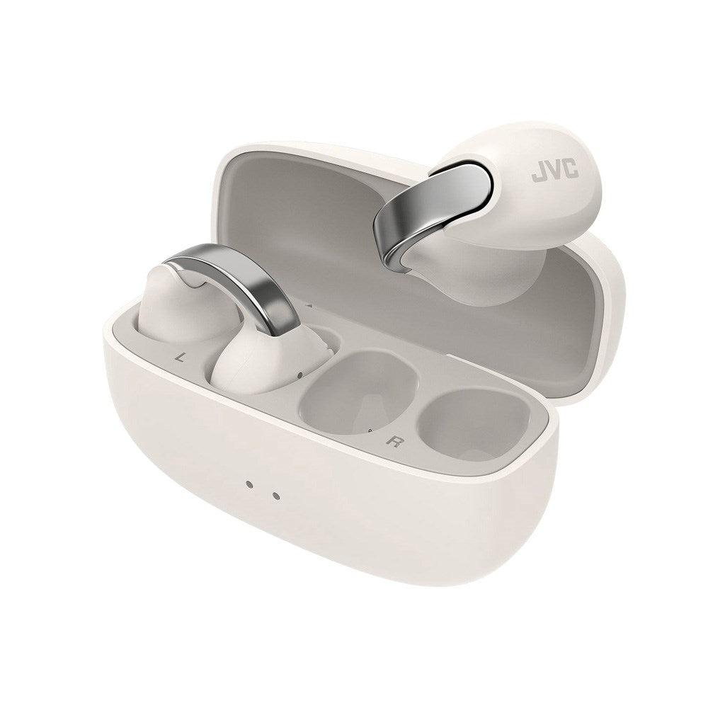 JVC Nearphones HA-NP1T True Wireless Open-Ear Cuff Høretelefoner - Hvid