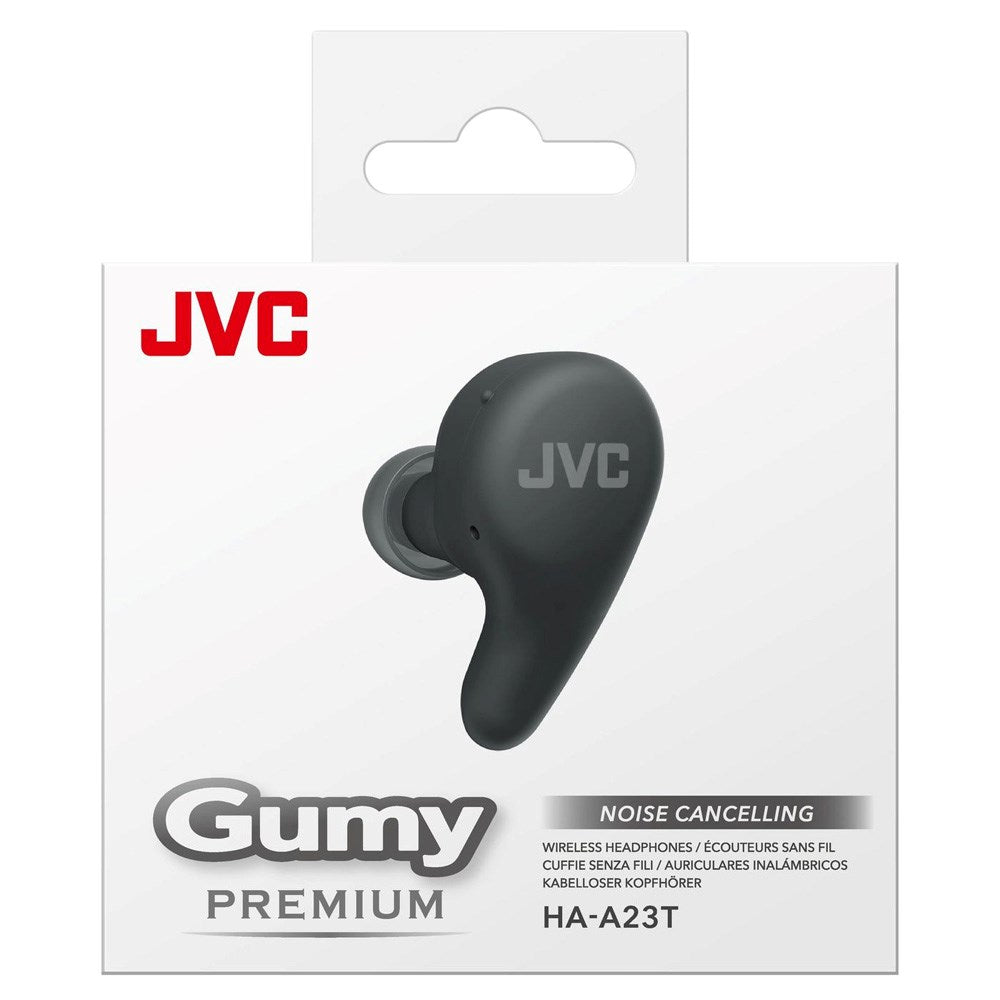 JVC Gumy HA-A23T True Wireless In-Ear Høretelefoner - Active Noise Cancelling - Sort