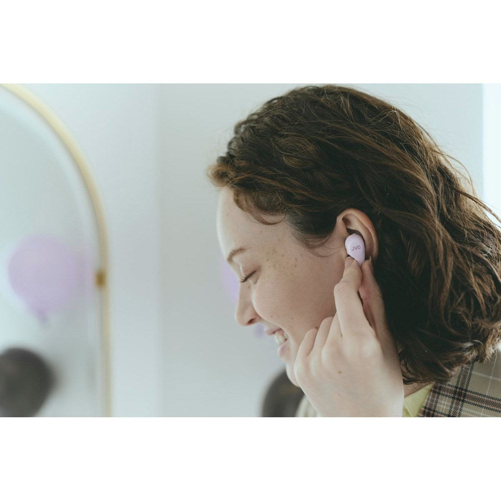 JVC Gumy HA-A23T True Wireless In-Ear Høretelefoner - Active Noise Cancelling - Lyserød