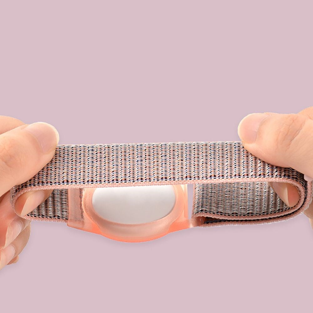 Apple AirTag 1. & 2. Gen. Rem til Børn - Tech-Protect Nylon - Lyserød
