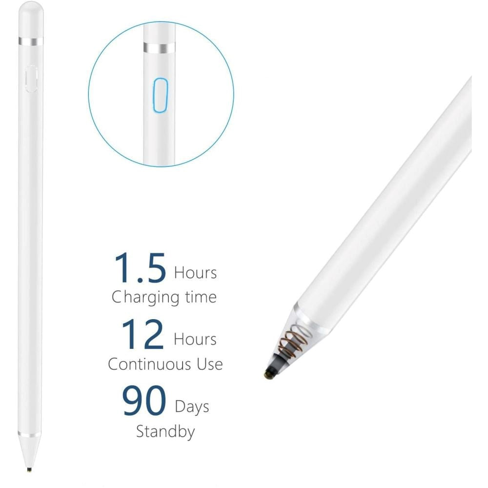 Tech-Protect Active Pen Stylus - Hvid
