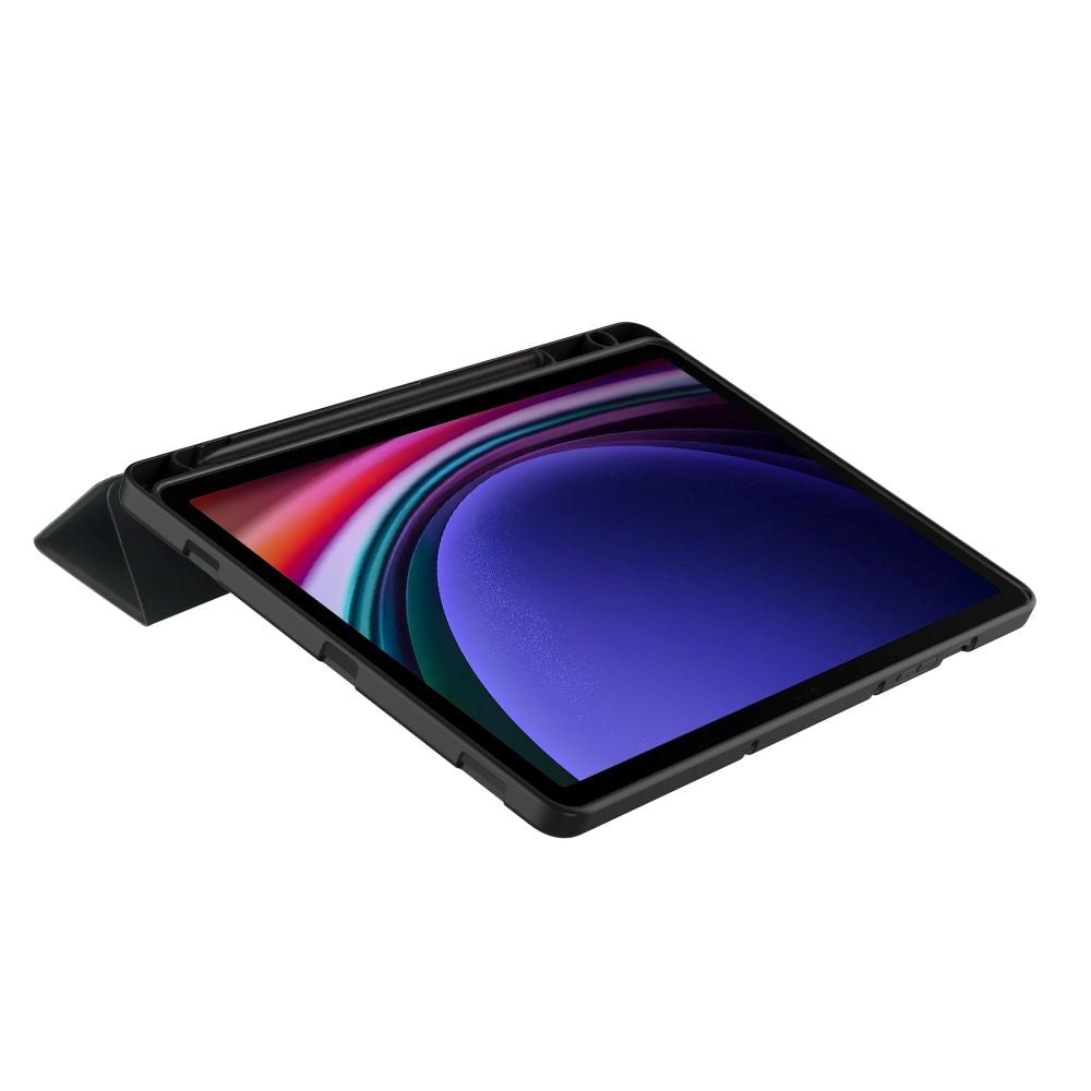 Samsung Galaxy Tab S10 FE / S9 FE Tech-Protect Smartcase Cover m. Pen Holder - Sort