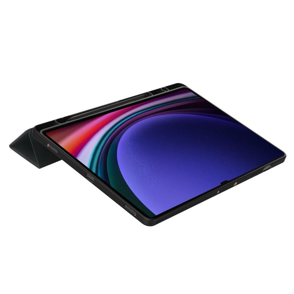 Samsung Galaxy Tab S9 FE+ (Plus) Tech-Protect Smartcase Cover m. Pen Holder - Sort
