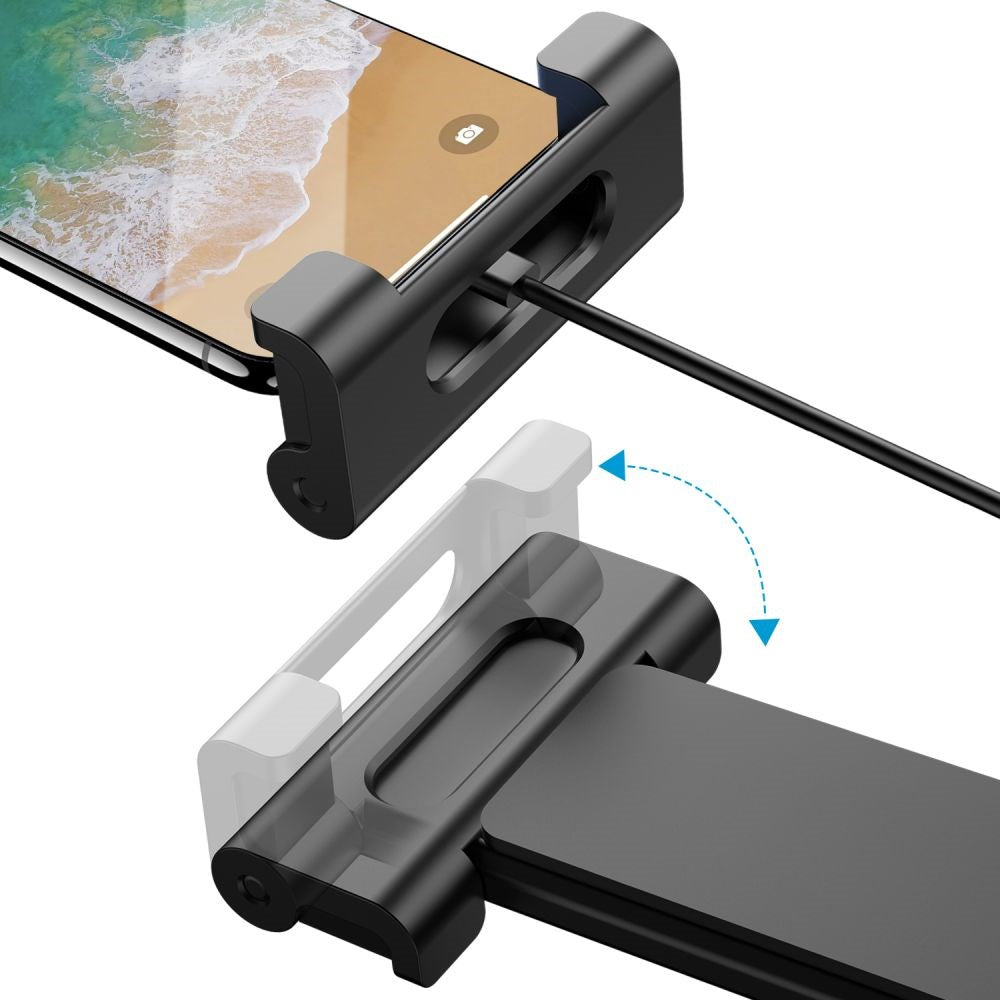 Tech-Protect Car Mount Tablet- & Mobilholder Til Bilens Nakkestøtte - Max Tablet: 135 x 240mm - Sort