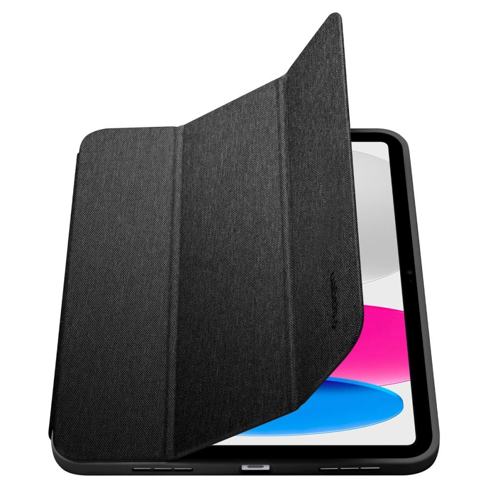 iPad 11" (2025) / iPad 10.9" (2024/2022) Spigen Urban Fit Stof Cover m. Pen Holder - Sort