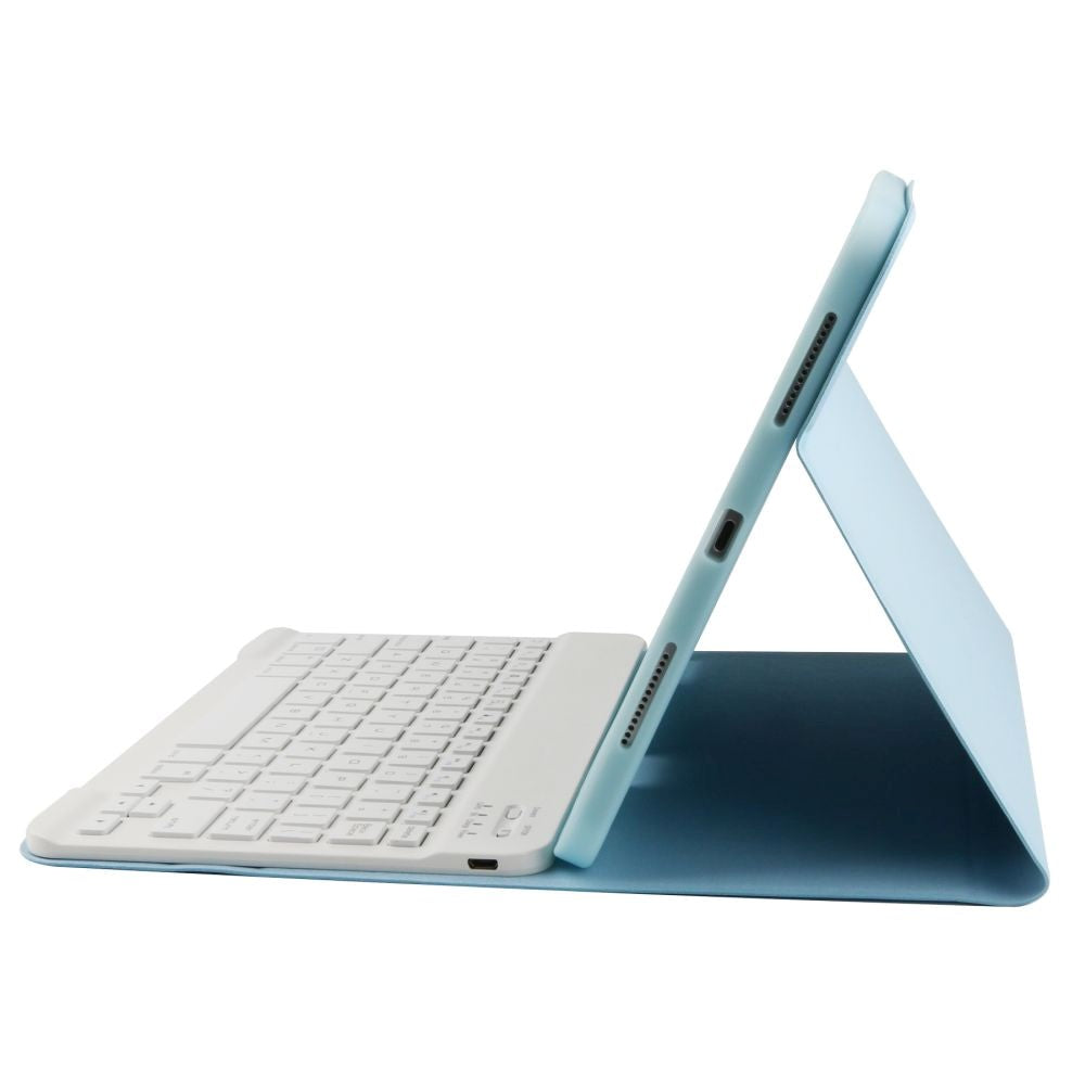 iPad 11" (2025) / iPad 10.9" (2024/2022) Tech-Protect Keyboard Cover m. Apple Pencil Holder - Engelsk Layout - Lyseblå