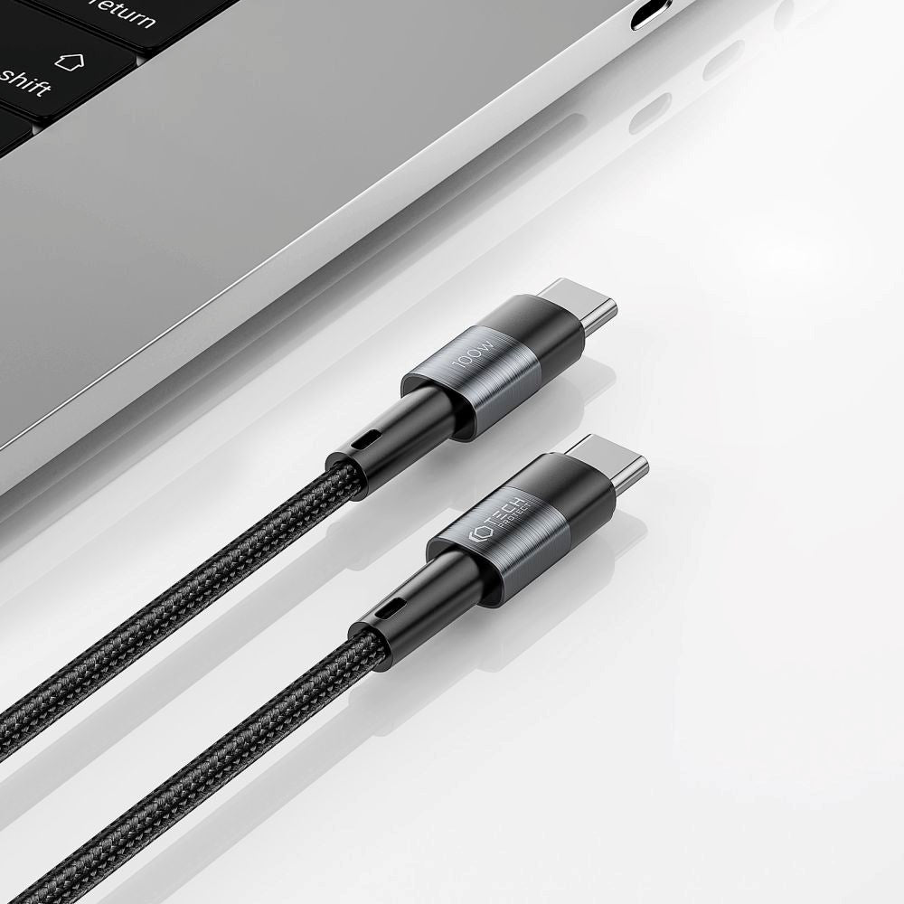 Tech-Protect Ultraboost PD 100W/5A USB-C til USB-C Kabel 3m - Sort