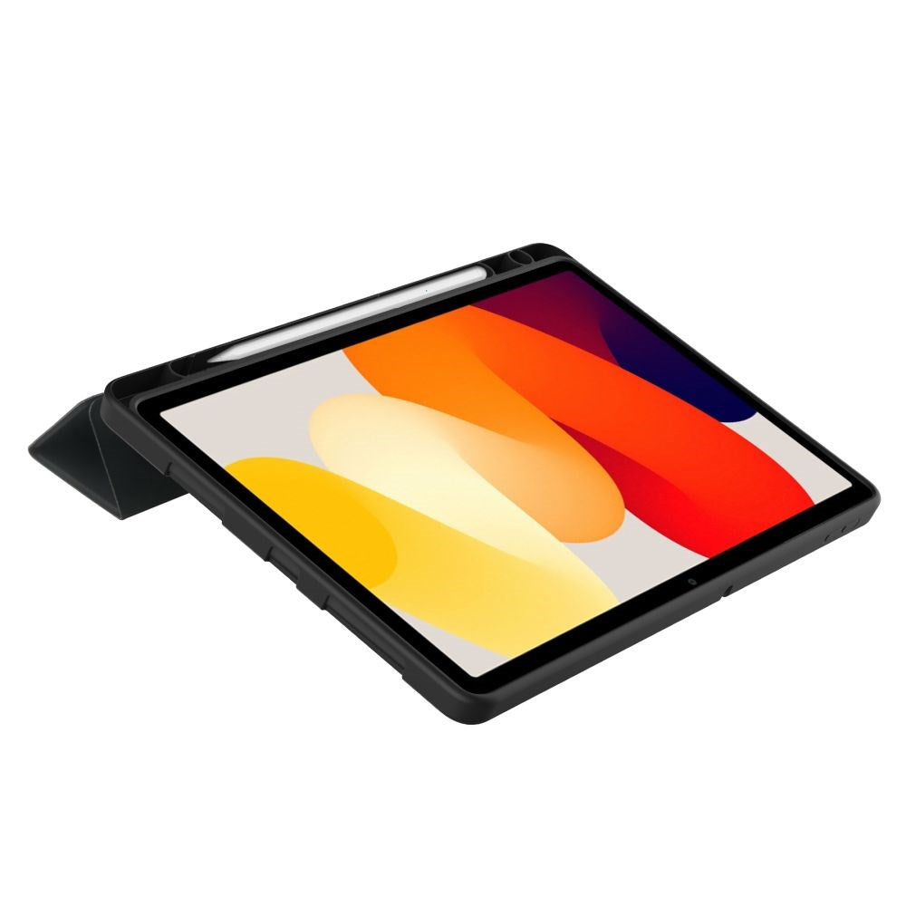 Xiaomi Redmi Pad SE Tech-Protect Smartcase Cover m. Pen Holder - Sort