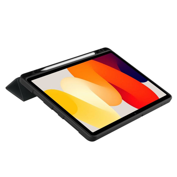 Xiaomi Redmi Pad SE Tech-Protect Smartcase Cover m. Pen Holder - Sort