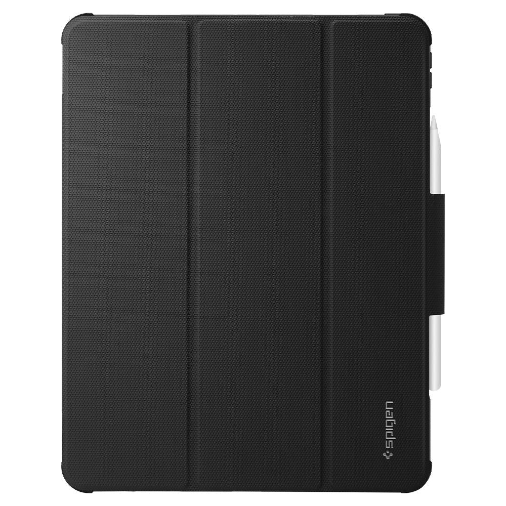 iPad Pro 12.9" (2022 / 2021 / 2020) / 2018) Spigen Rugged Armor Pro Cover m. Apple Pencil Holder - Sort - (DEMO)