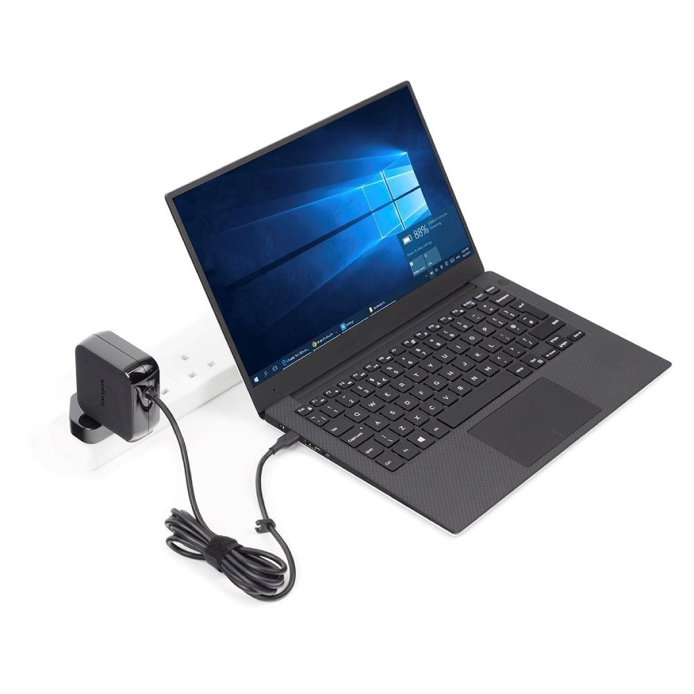 Targus APA95EU USB-C AC Universal Oplader m. 45W - 1.8m - Sort