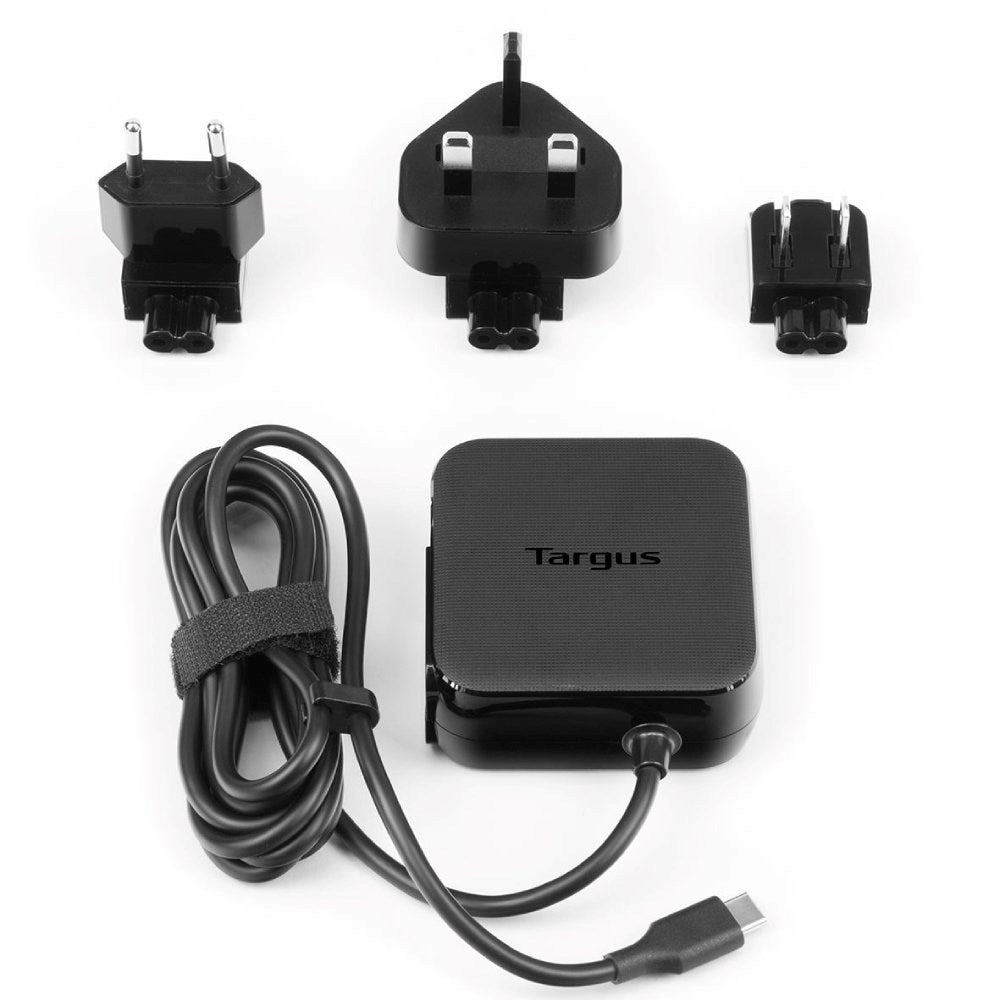 Targus APA95EU USB-C AC Universal Oplader m. 45W - 1.8m - Sort