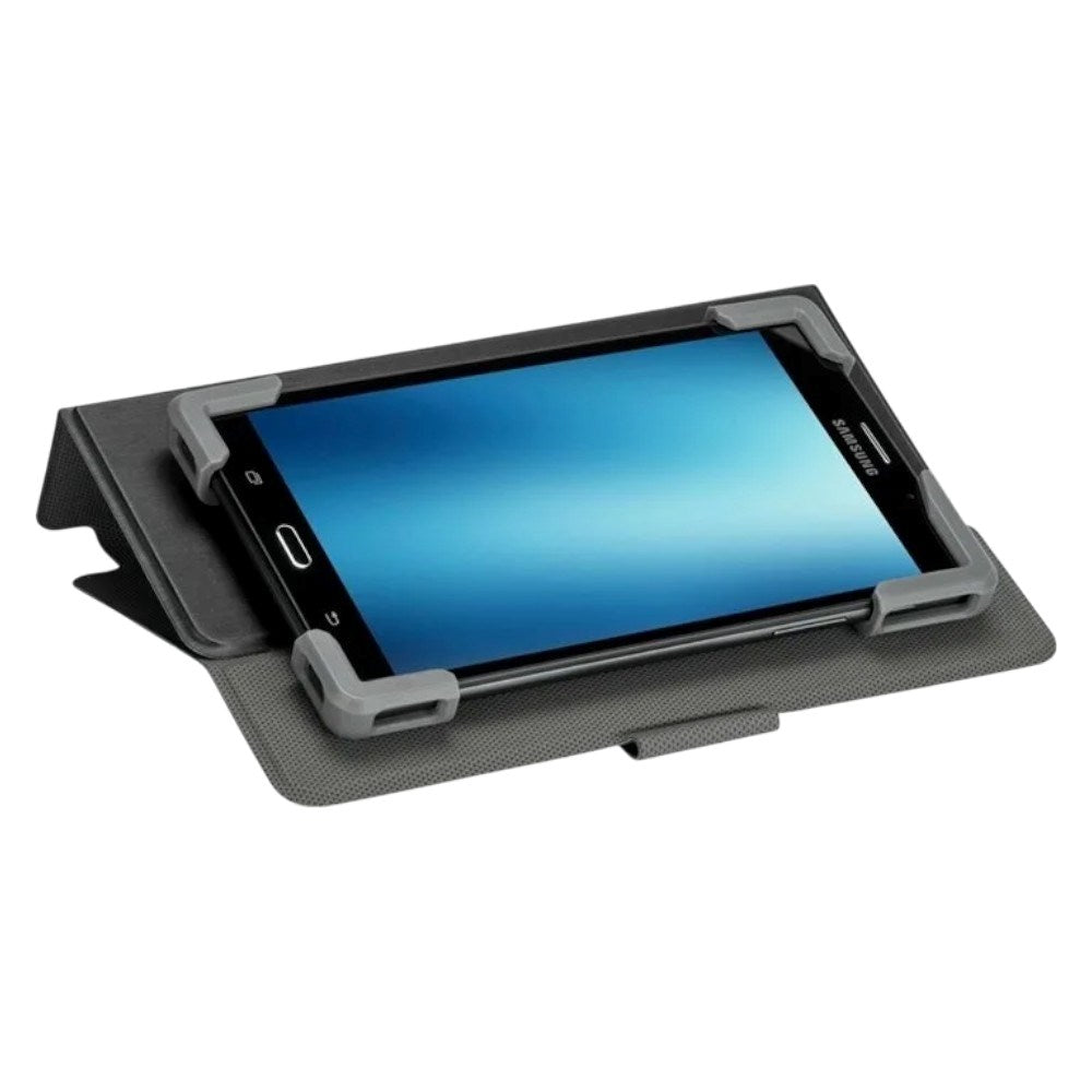 Universal Kunstlæder Flip Cover 7-8.5" Targus SafeFit m. Ståfunktion - Sort