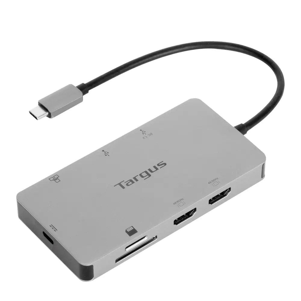Targus 100W USB-C Hub Dockingstation - Sølv
