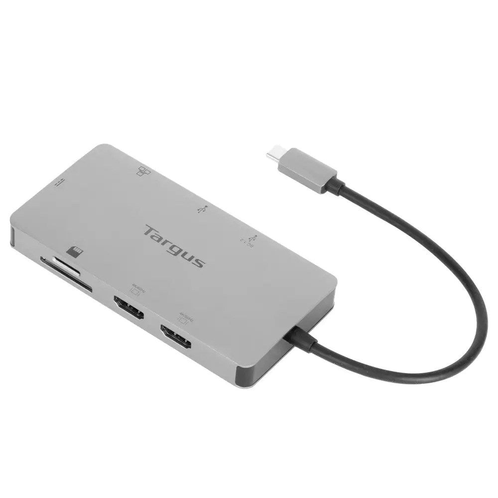 Targus 100W USB-C Hub Dockingstation - Sølv