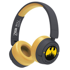 Trådløst Børne Headset On-Ear 85-95dB - Batman - Sort / Gul
