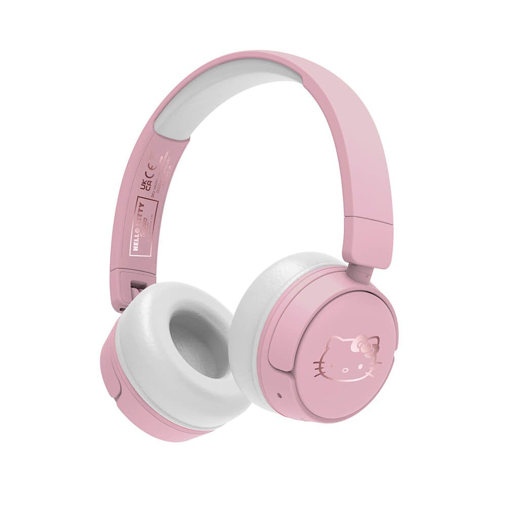 Hello Kitty OTL On-Ear Trådløse Høretelefoner til Børn - Lyserød / Hvid