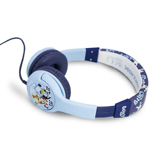 Bluey OTL On-Ear Headset til Børn m. Jackstik - Max. 85dB - Blå