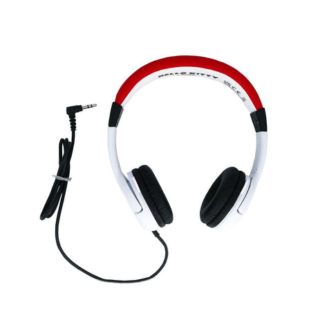 Hello Kitty OTL On-Ear Høretelefoner til Børn m. 3D Ører - Max. 85dB - Hvid / Rød