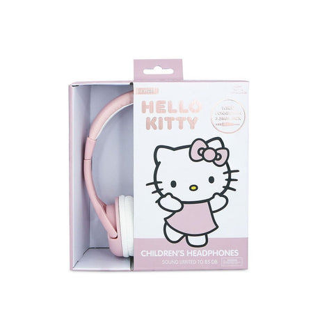 Hello Kitty OTL On-Ear Headset til Børn m. Jackstik - Max. 85dB - Lyserød