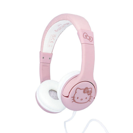 Hello Kitty OTL On-Ear Headset til Børn m. Jackstik - Max. 85dB - Lyserød