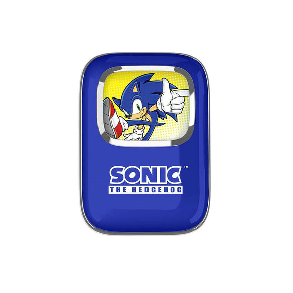 SONIC the Hedgehog OTL True Wireless In-Ear Headset m. Skub-Op Opladningsetui - Blå