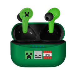 Minecraft OTL In-Ear True Wireless Høretelefoner - Grøn