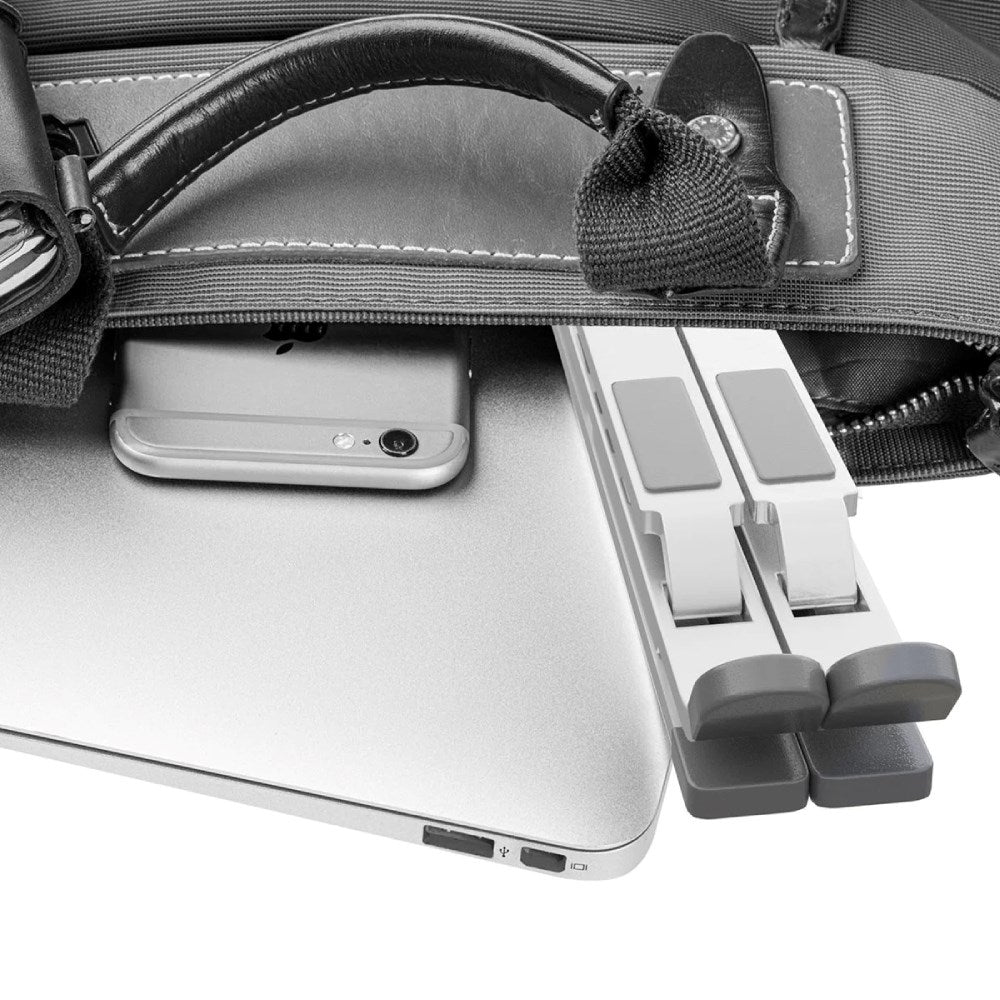 Desire2 Bærbar Laptop Stander - Mål: 10-15,6" - Sølv