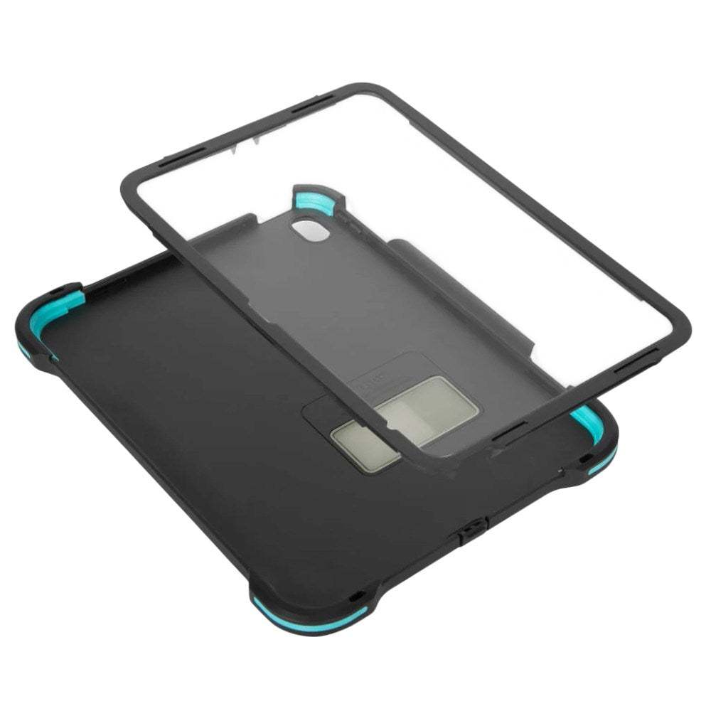 iPad 11" (2025) / iPad 10.9" (2024 / 2022) Targus Håndværker Cover m. Skærmbeskyttelse og Ståfunktion - Sort / Lyseblå