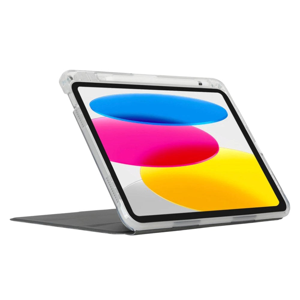 iPad 11" / iPad 10.9" (2024 / 2022) Targus Pro-Tek Flip Cover - Grå / Gennemsigtig