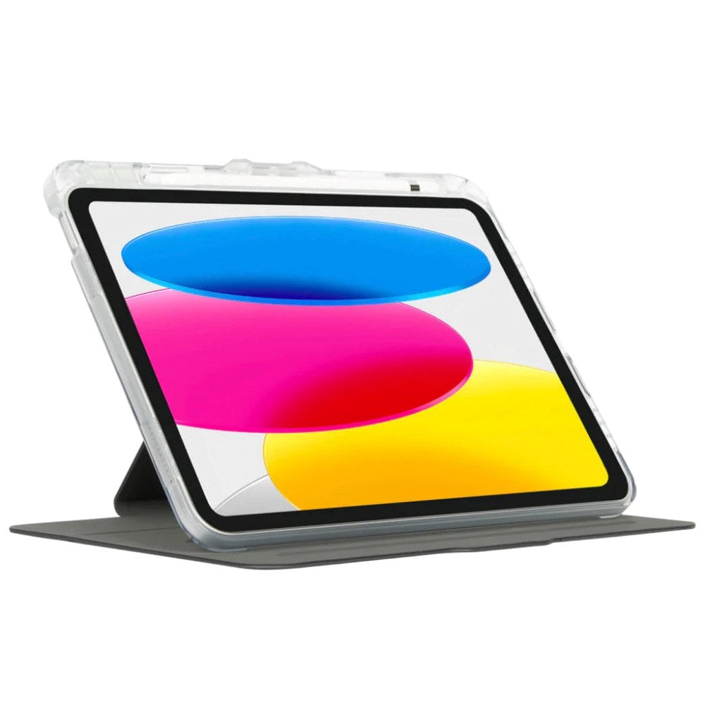 iPad 11" (2025) / iPad 10.9" (2024 / 2022) Targus VersaVu Flip Cover - Gennemsigtig / Grå