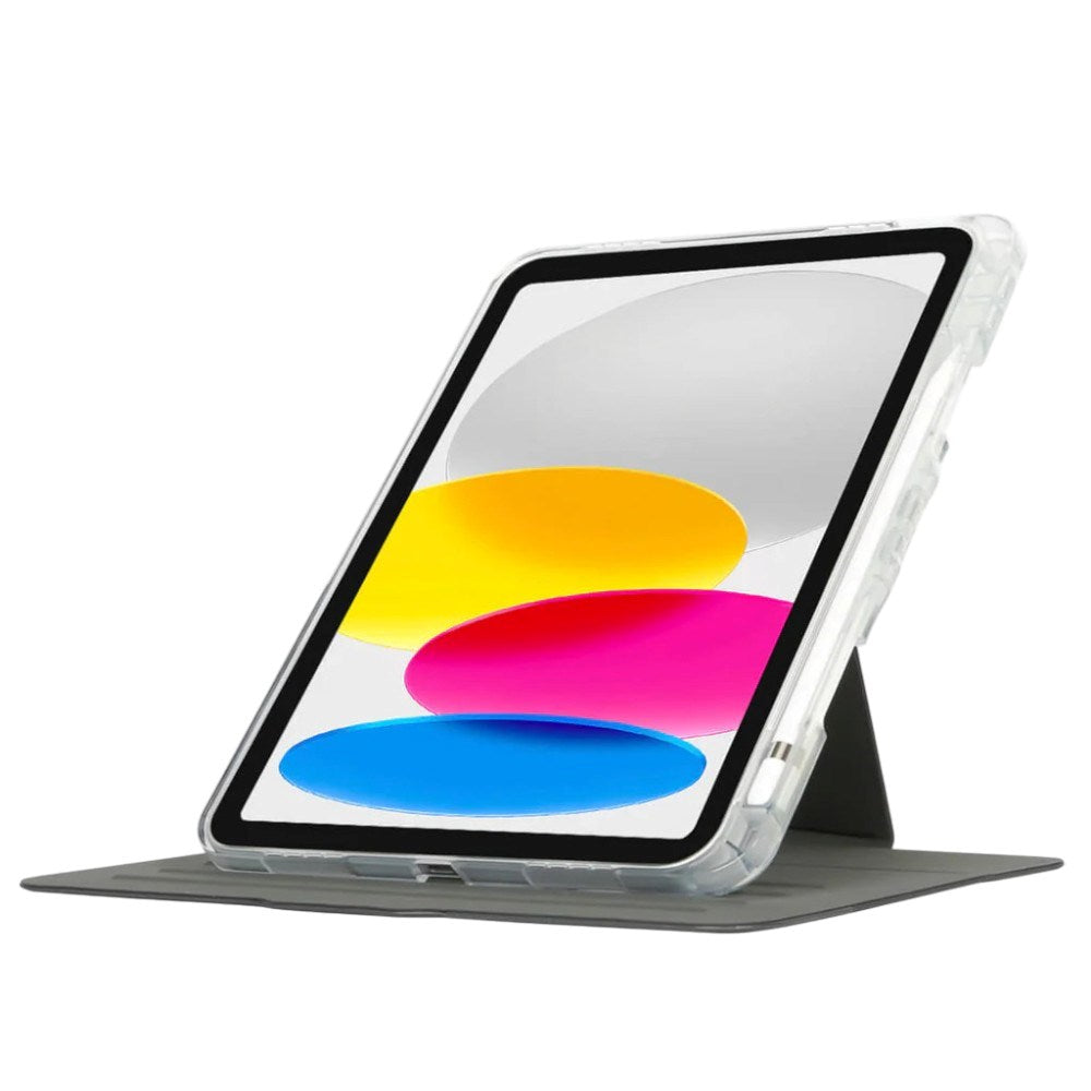 iPad 11" (2025) / iPad 10.9" (2024 / 2022) Targus VersaVu Flip Cover - Gennemsigtig / Grå