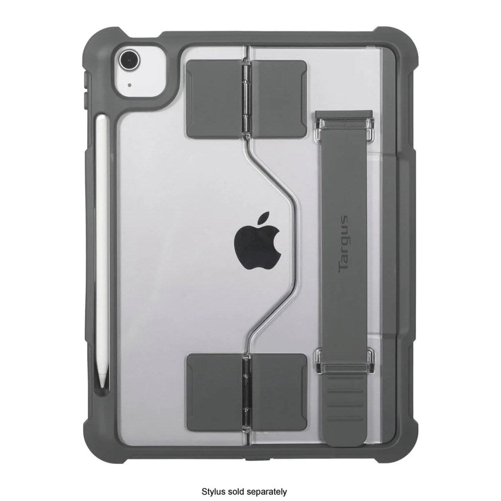 iPad Air 11" (2026 / 2025 / 2024) / iPad Air (2022 / 2020) / iPad Pro 11" (2022 / 2021 / 2020 / 2018) Targus Håndværker Cover m. Ståfunktion og Skærmbeskyttelse - Grå / Gennemsigtig