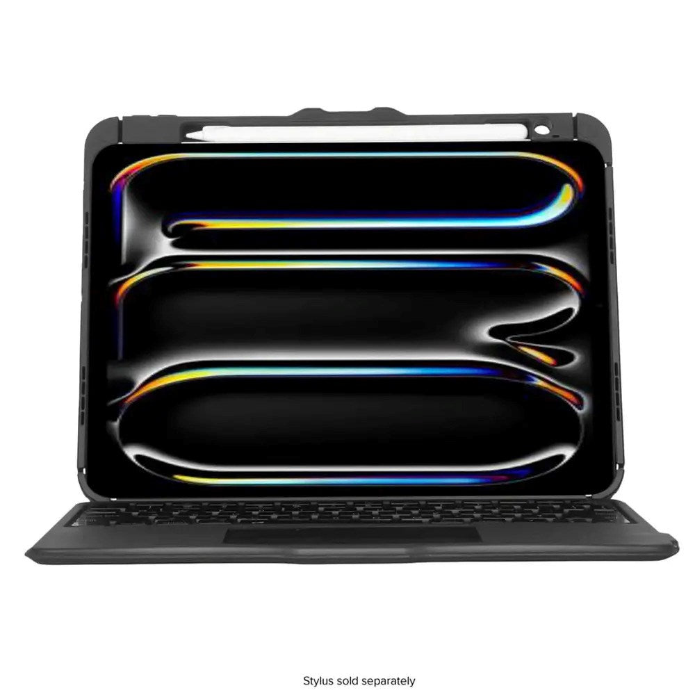 iPad Pro 11" (2025 / 2024) Targus VersaVu Keyboard Flip Cover - Nordisk Layout - Sort
