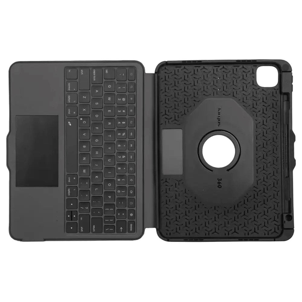 iPad Pro 11" (2025 / 2024) Targus VersaVu Keyboard Flip Cover - Nordisk Layout - Sort