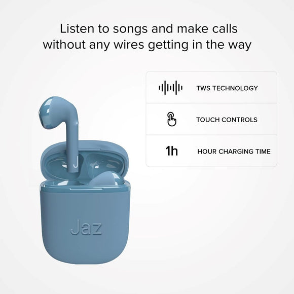 Jaz Silk True Wireless In-Ear Bluetooth Høretelefoner - Blå