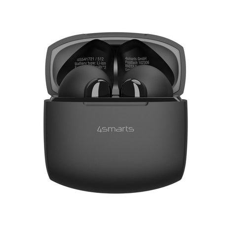 4smarts True Wireless SkyBuds Air Høretelefoner - In-Ear - Sort