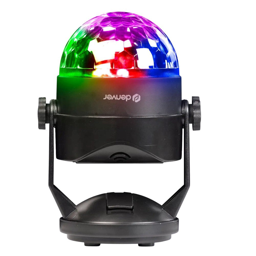 Denver LDB-319MK2 Diskokugle m. LED Lys & Lyd - Sort
