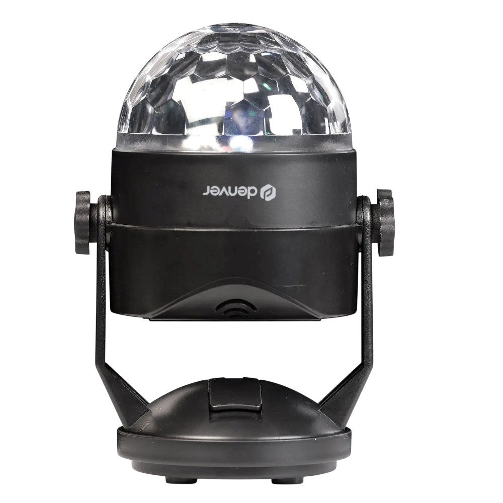 Denver LDB-319MK2 Diskokugle m. LED Lys & Lyd - Sort
