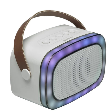 Denver BTM-610 Karaoke Sæt m. Bluetooth Højttaler & Mikrofon - Hvid