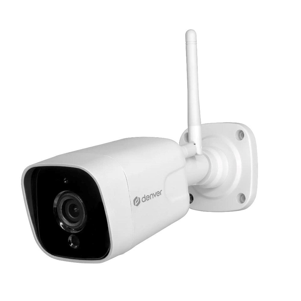 Denver IOC-241 Udendørs Smart Home Kamera - Tuya Kompatibel - Hvid