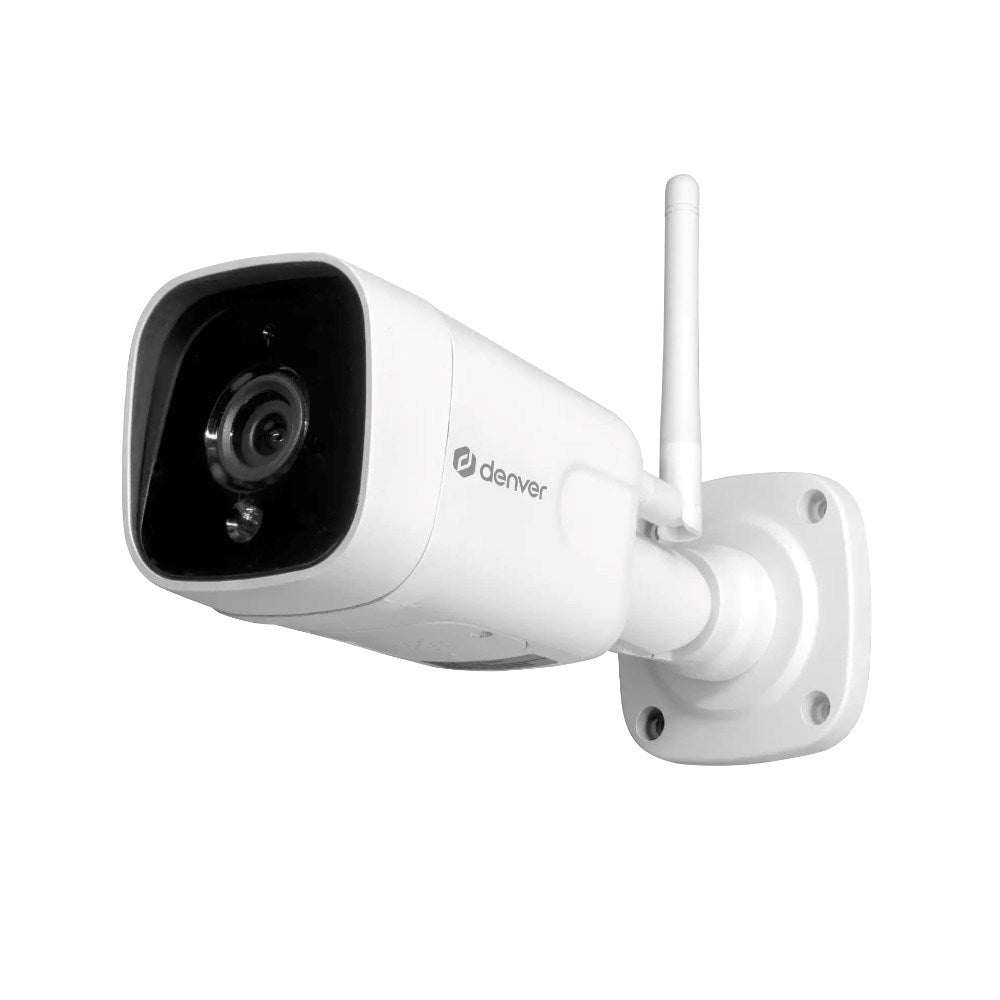 Denver IOC-241 Udendørs Smart Home Kamera - Tuya Kompatibel - Hvid