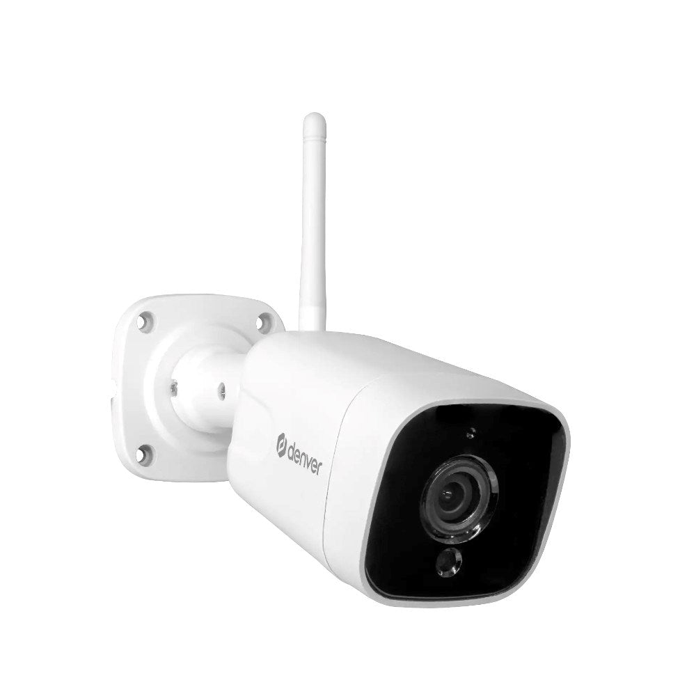 Denver IOC-241 Udendørs Smart Home Kamera - Tuya Kompatibel - Hvid