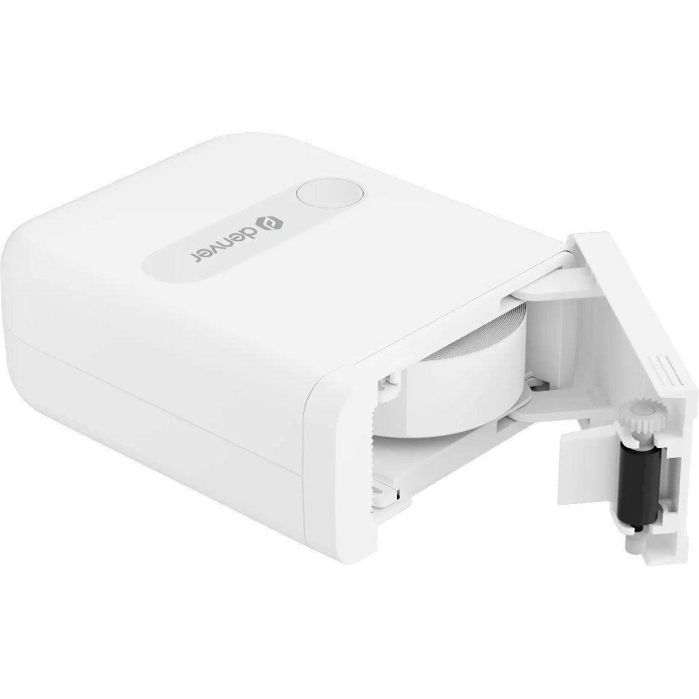 Denver MBP-16 Mini Bluetooth Termisk Printer m. 4x Termisk Klistermærkepapir - Hvid