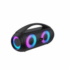 Denver BTG-618 Bluetooth Højtaler m. Farverigt LED Lys - Sort