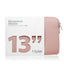 Trunk Neopren Sleeve Til MacBook / Laptop 13" (32 x 22,5 x 2 cm) - Warm Rose