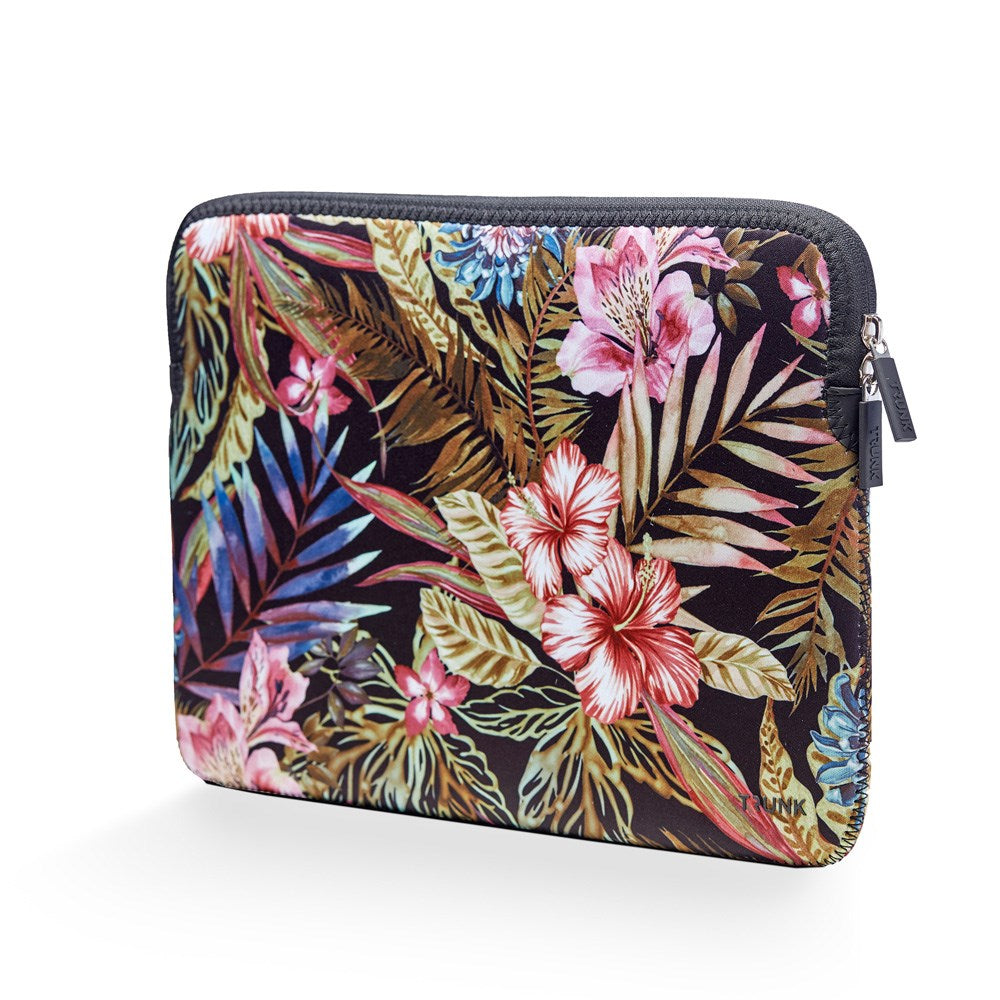 Trunk Neoprene Sleeve til MacBook 15" (34 x 23.5 x 1 cm) - Floral