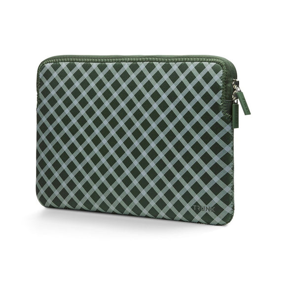 Trunk Neoprene Sleeve til MacBook 13" (30.5 x 21.5 x 1.5 cm) - Olive Green Tartan