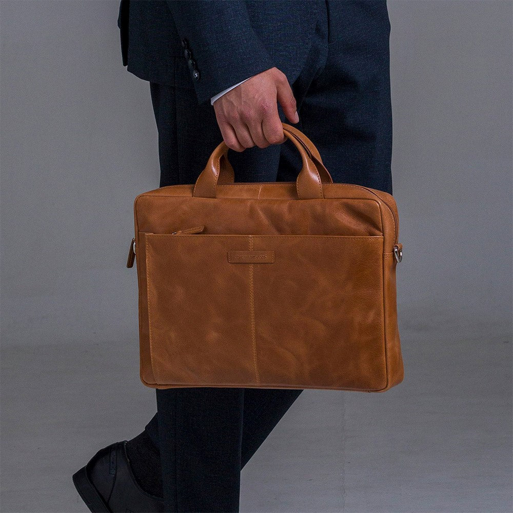dbramante1928 Amalienborg Business Ægte Læder Laptop / MacBook Tase (260 x 360mm) 2. Gen - Tan